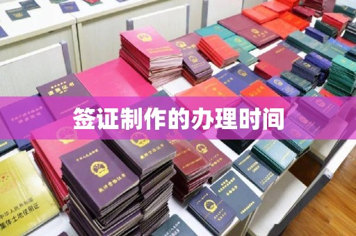 东丽签证制作的办理时间