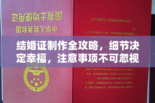 东丽结婚证制作全攻略，细节决定幸福，注意事项不可忽视