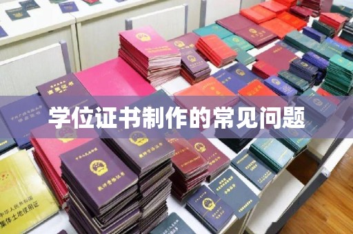 东丽学位证书制作的常见问题