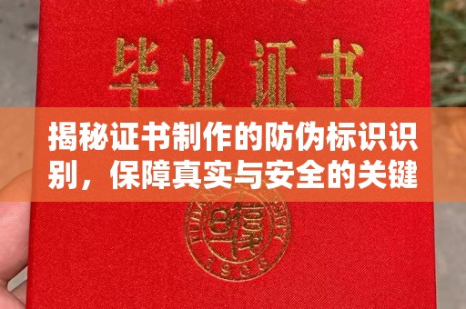 东丽揭秘证书制作的防伪标识识别，保障真实与安全的关键