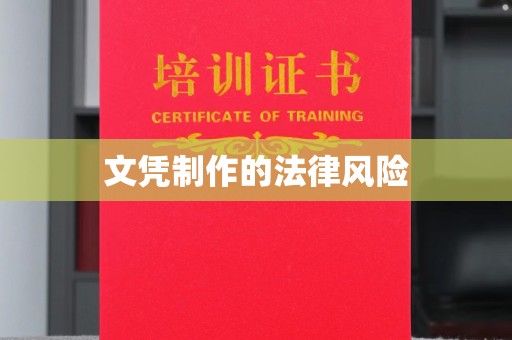 东丽文凭制作的法律风险