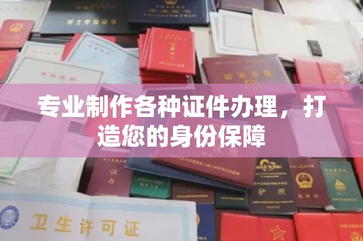 东丽专业制作各种证件办理，打造您的身份保障