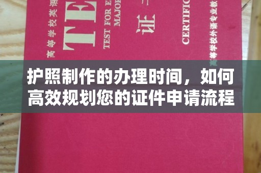 东丽护照制作的办理时间，如何高效规划您的证件申请流程