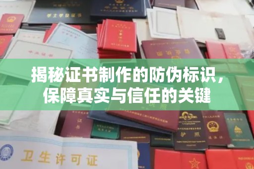东丽揭秘证书制作的防伪标识，保障真实与信任的关键