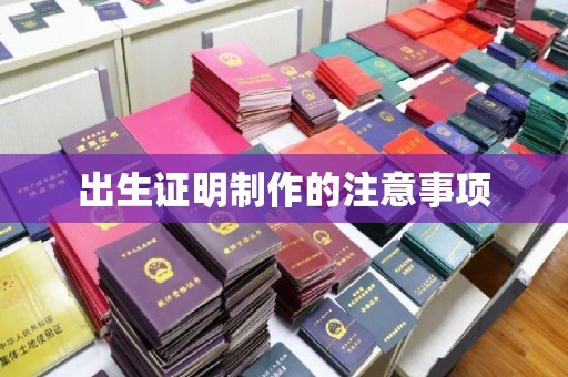 东丽出生证明制作的注意事项