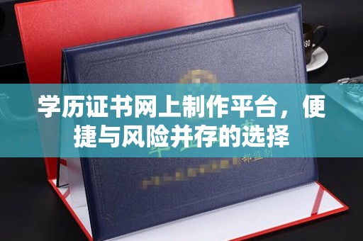 东丽学历证书网上制作平台，便捷与风险并存的选择