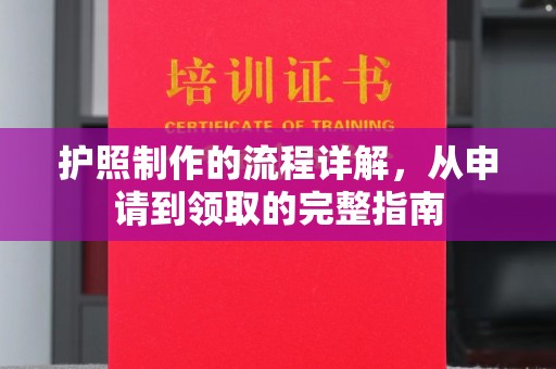 东丽护照制作的流程详解，从申请到领取的完整指南