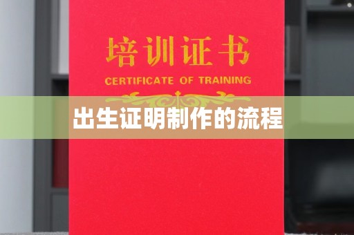 东丽出生证明制作的流程