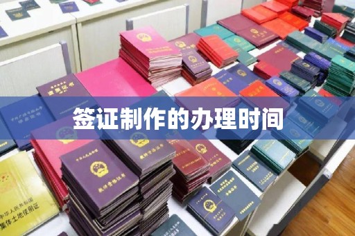 东丽签证制作的办理时间